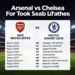 Cập Nhật Lịch Thi Đấu Arsenal và Chelsea Mùa Giải Mới Nhất