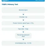 Cấu trúc đề thi TOEFL Primary