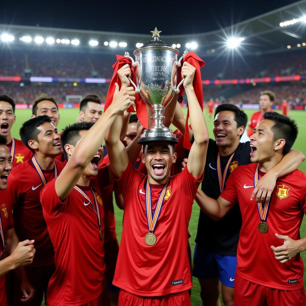 Trận chung kết giữa Việt Nam và Malaysia tại Suzuki Cup 2018