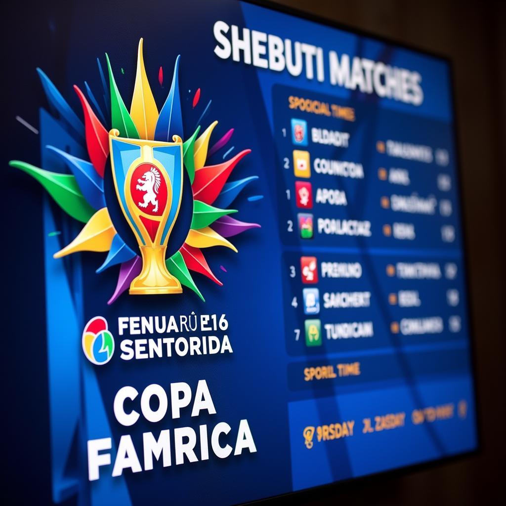 Lịch thi đấu Copa America cập nhật mới nhất