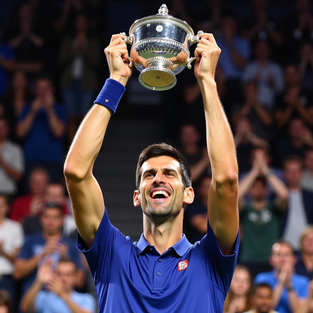 Djokovic Nâng Cao Cup Vô Địch Australian Open 2020 Sau Chiến Thắng Trước Thiem