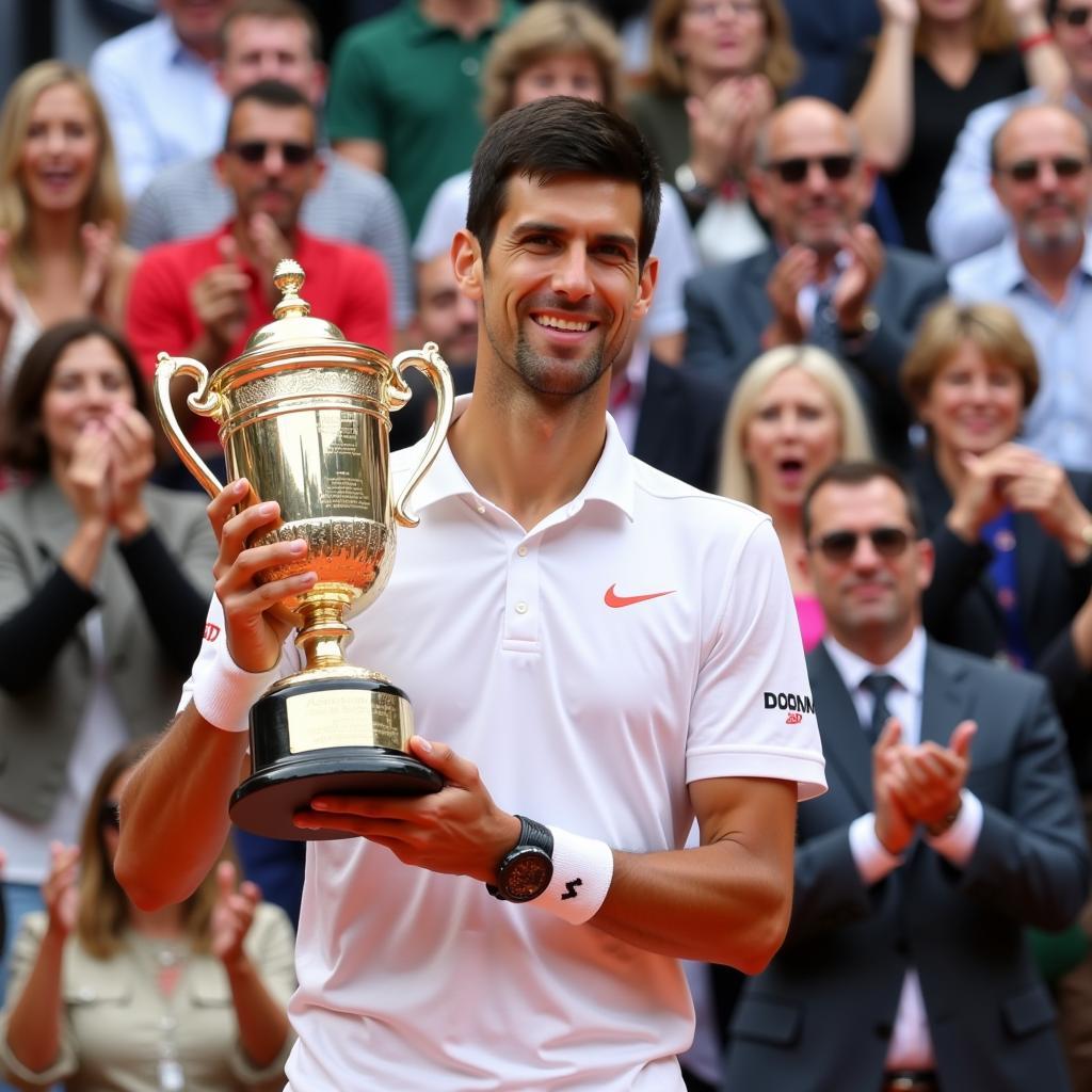 Djokovic nâng cao cúp vô địch Roland Garros 2016