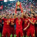 Đội tuyển Việt Nam nâng cao cúp vô địch AFF Cup 2018