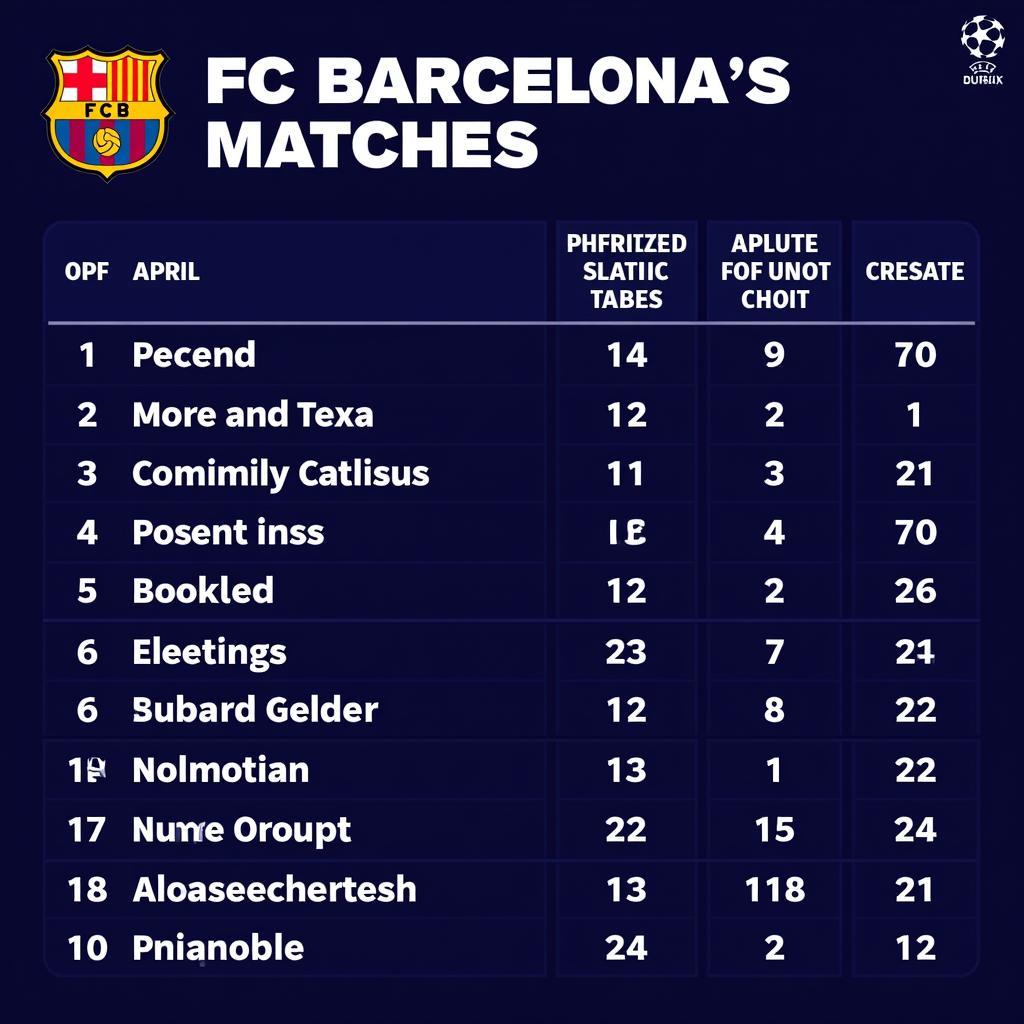 Dự đoán kết quả Barca tháng 4