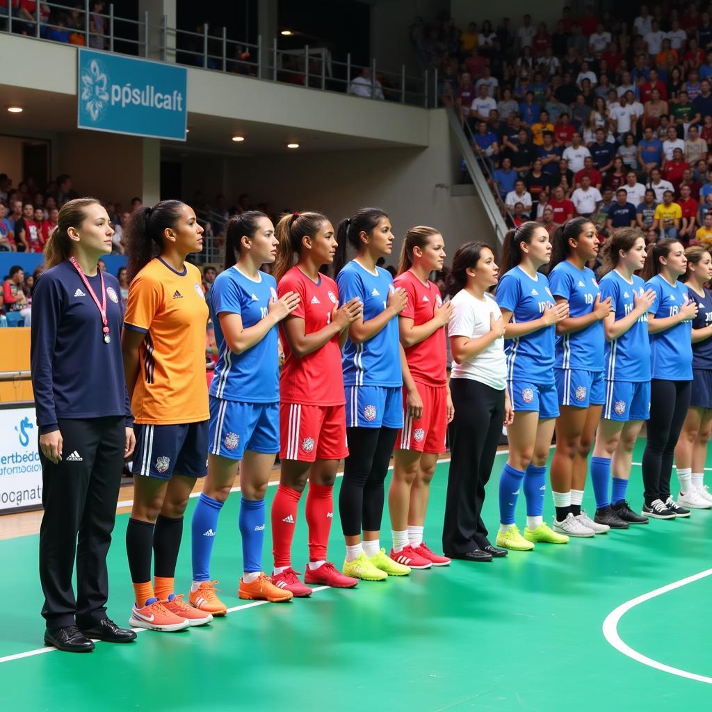 Lễ khai mạc giải Futsal nữ Vô địch Quốc gia