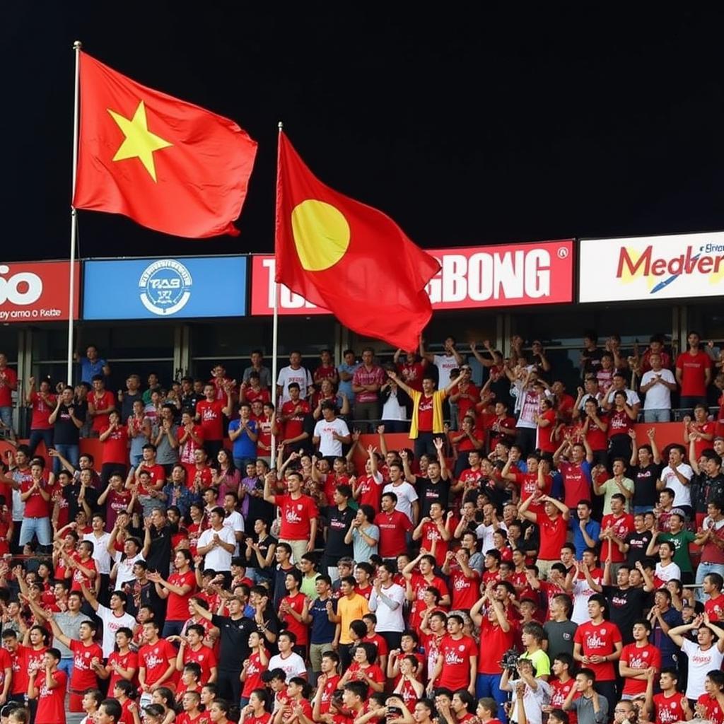 Cổ động viên Hà Nội FC tại AFC Cup 2019