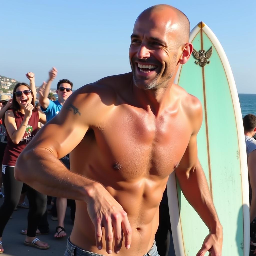 Huyền thoại lướt sóng Kelly Slater trên đỉnh cao sự nghiệp