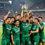 Jeonbuk Hyundai Motors nâng cao chiếc cúp vô địch AFC Champions League 2016