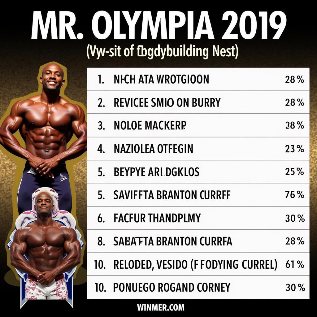 Kết quả Mr. Olympia 2019