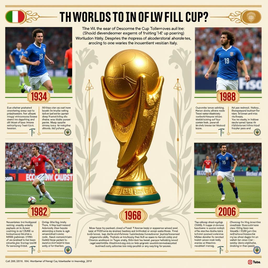 Lịch sử vô địch World Cup của Ý