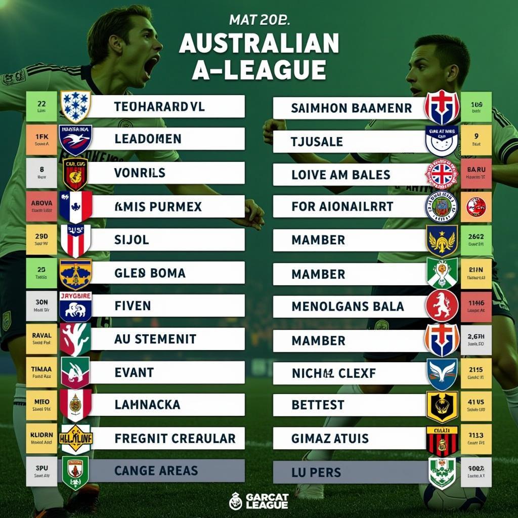 Lịch thi đấu A-League Australia