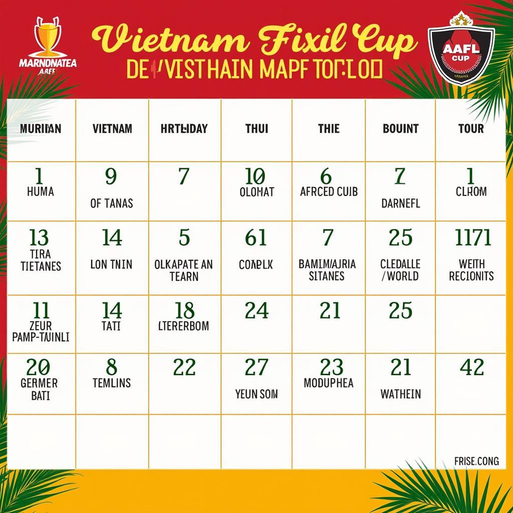 Lịch Thi Đấu AFF Cup Việt Nam: Hành Trình Vươn Tới Ngôi Vô Địch