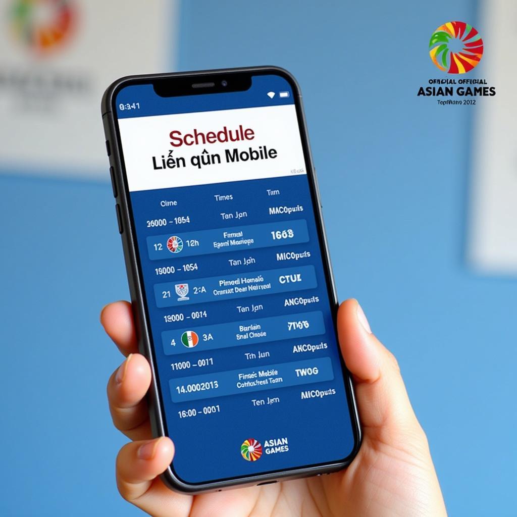 Lịch thi đấu Asiad Liên Quân Mobile