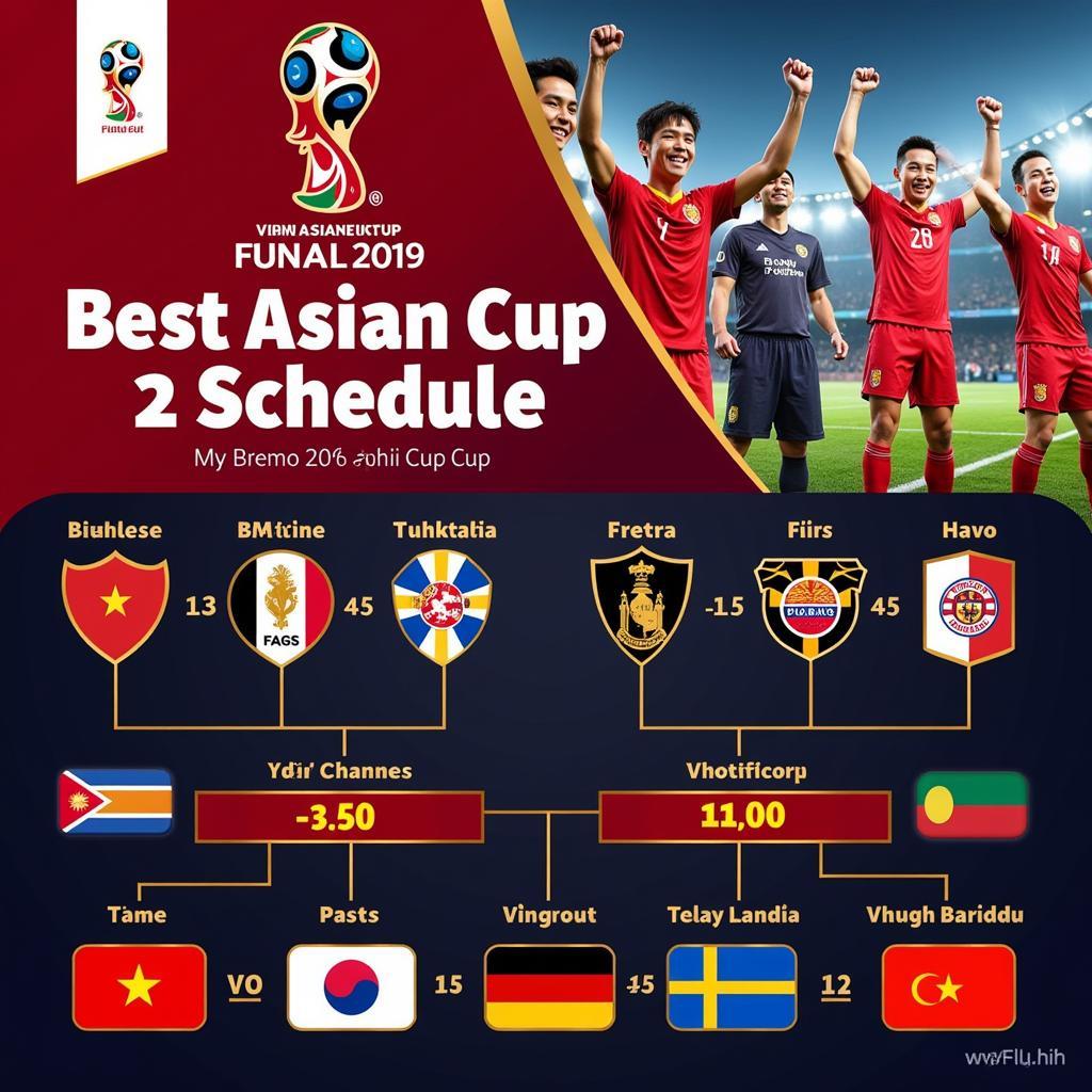 Lịch thi đấu Asian Cup 2019 trên VTV: Trực tiếp những trận cầu đỉnh cao