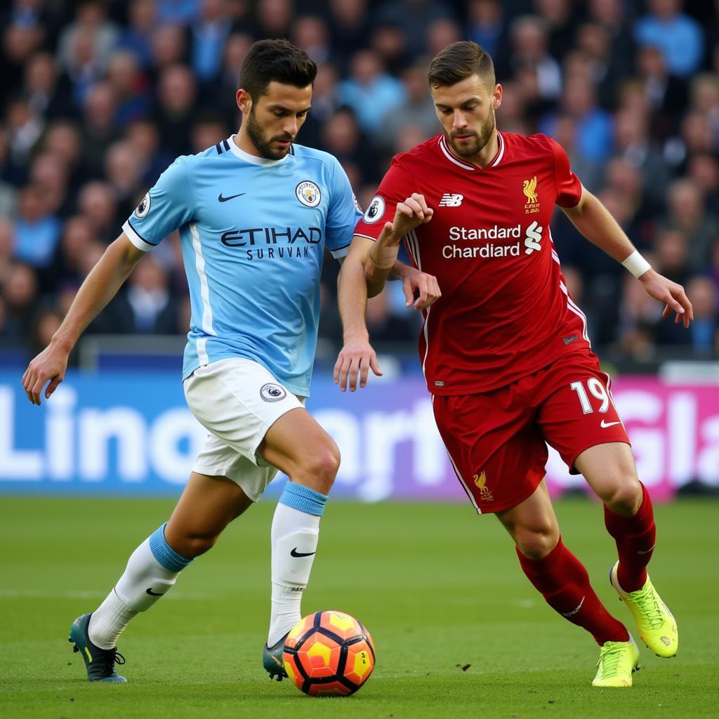 Lịch thi đấu bóng đá Anh vòng 5: Man City vs Liverpool