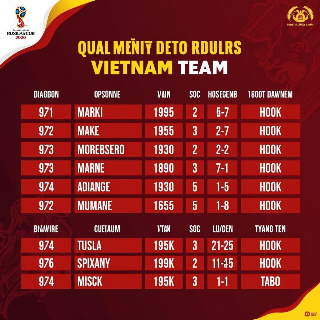 Lịch thi đấu đội tuyển Việt Nam vòng loại World Cup 2020