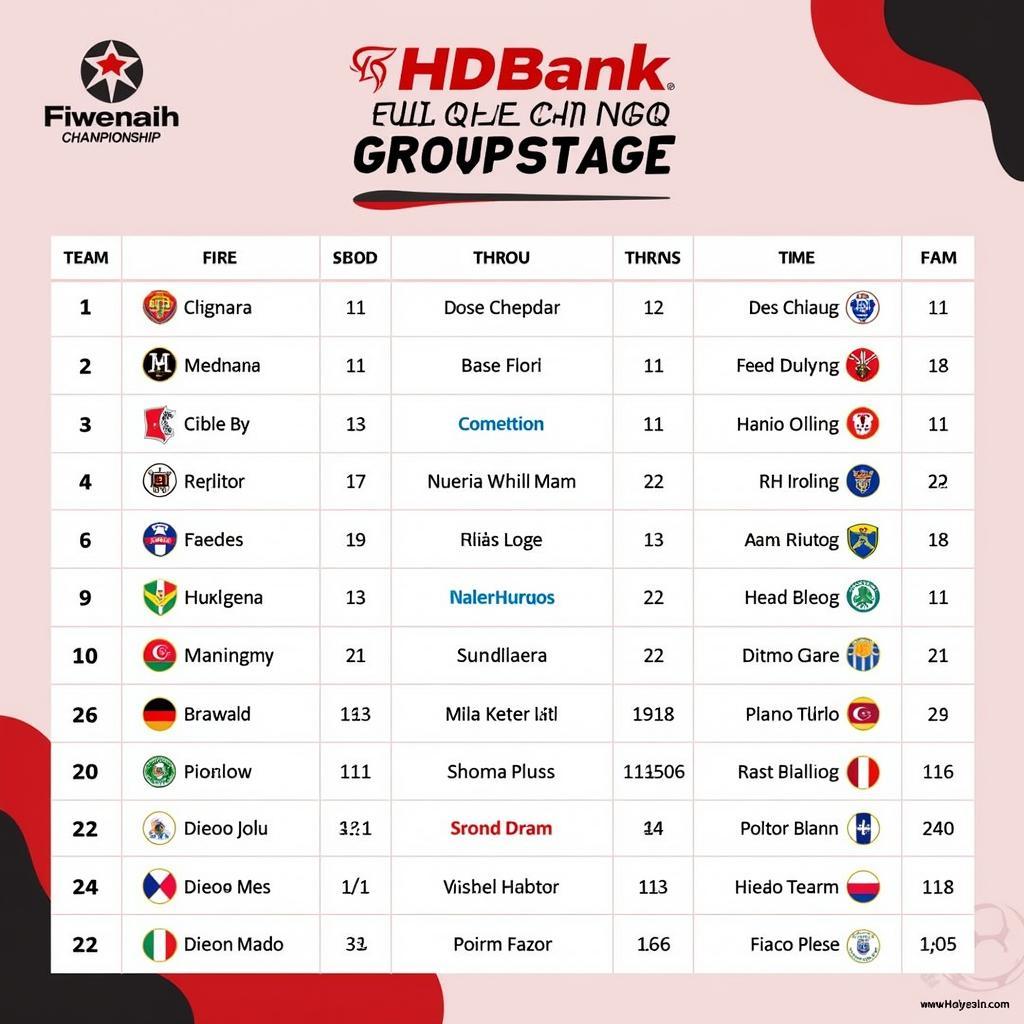 Lịch thi đấu Futsal HDBank 2018 vòng bảng