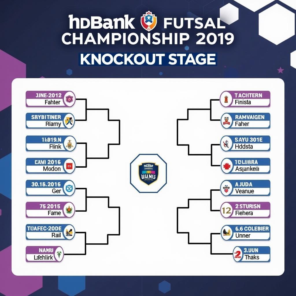 Lịch thi đấu vòng chung kết giải Futsal HDBank 2019