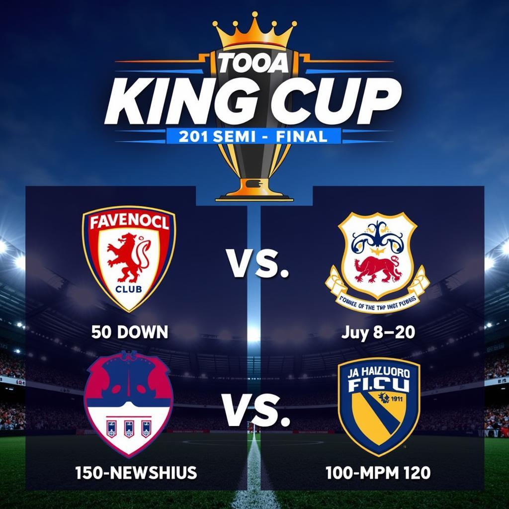 Lịch thi đấu King Cup bán kết