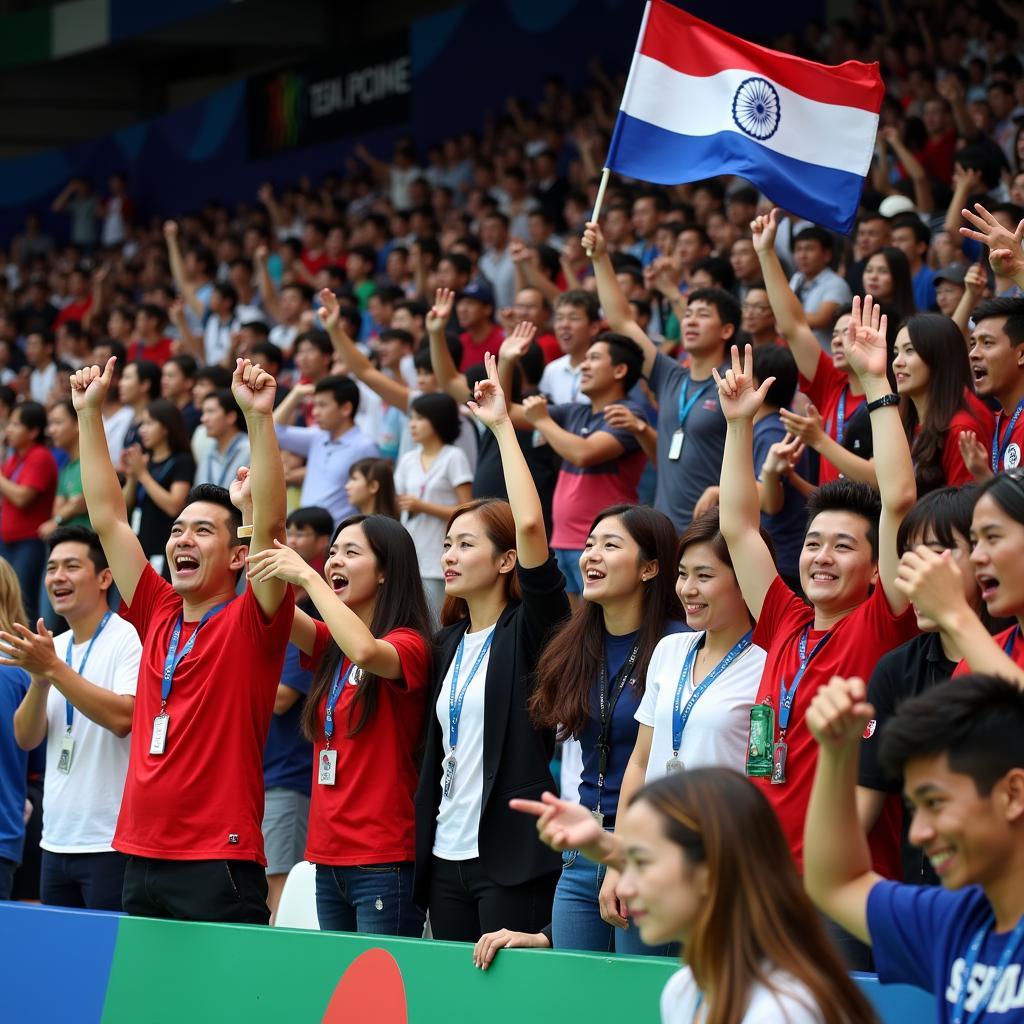 Lịch thi đấu Olympic Asiad 2018 - Khán giả cổ vũ