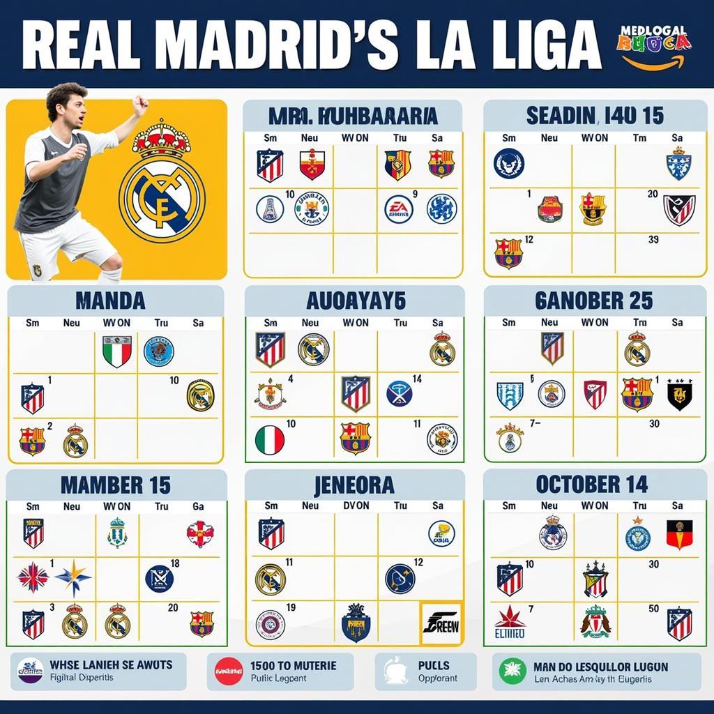 Lịch thi đấu Real Madrid La Liga 2019: Những trận cầu đáng nhớ