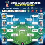 Sơ đồ lịch thi đấu tứ kết World Cup 2018