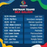 Lịch thi đấu U22 Việt Nam SEA Games: Cập nhật mới nhất