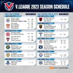 Lịch thi đấu V.League 2023 bóng đá