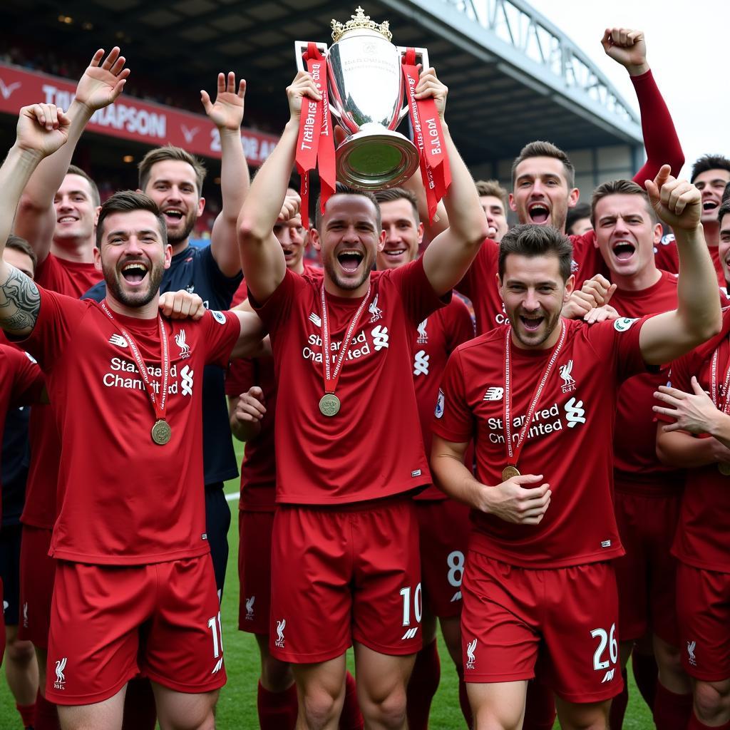 Liverpool vô địch Ngoại hạng Anh mùa giải 2019-20: Khoảnh khắc đăng quang đầy cảm xúc