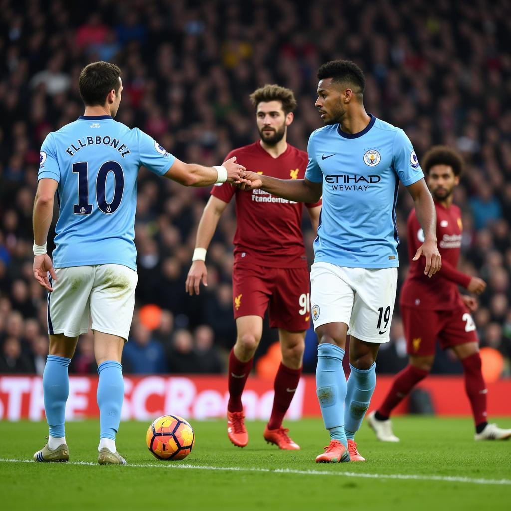 Man City và Liverpool đối đầu kịch tính trong mùa giải Ngoại Hạng Anh 2018-19