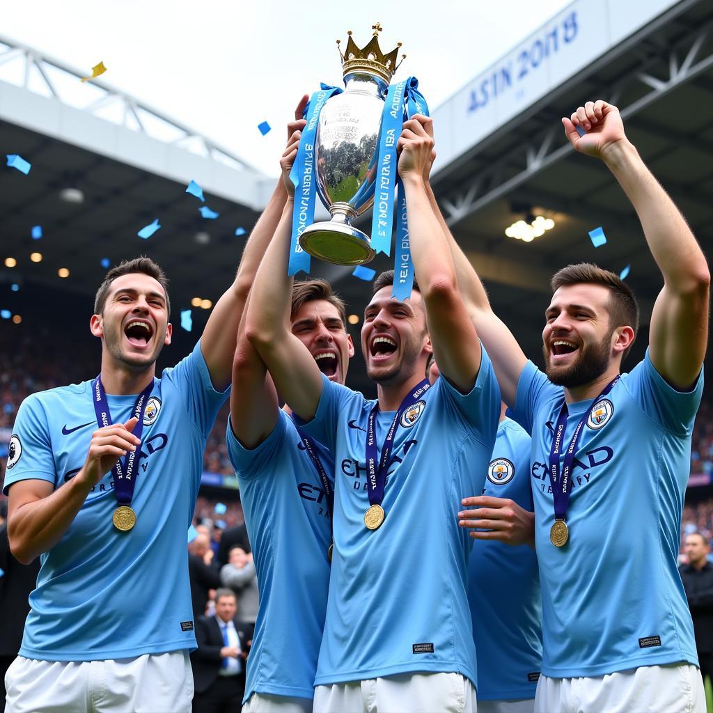 Man City Vô Địch Ngoại Hạng Anh 2018