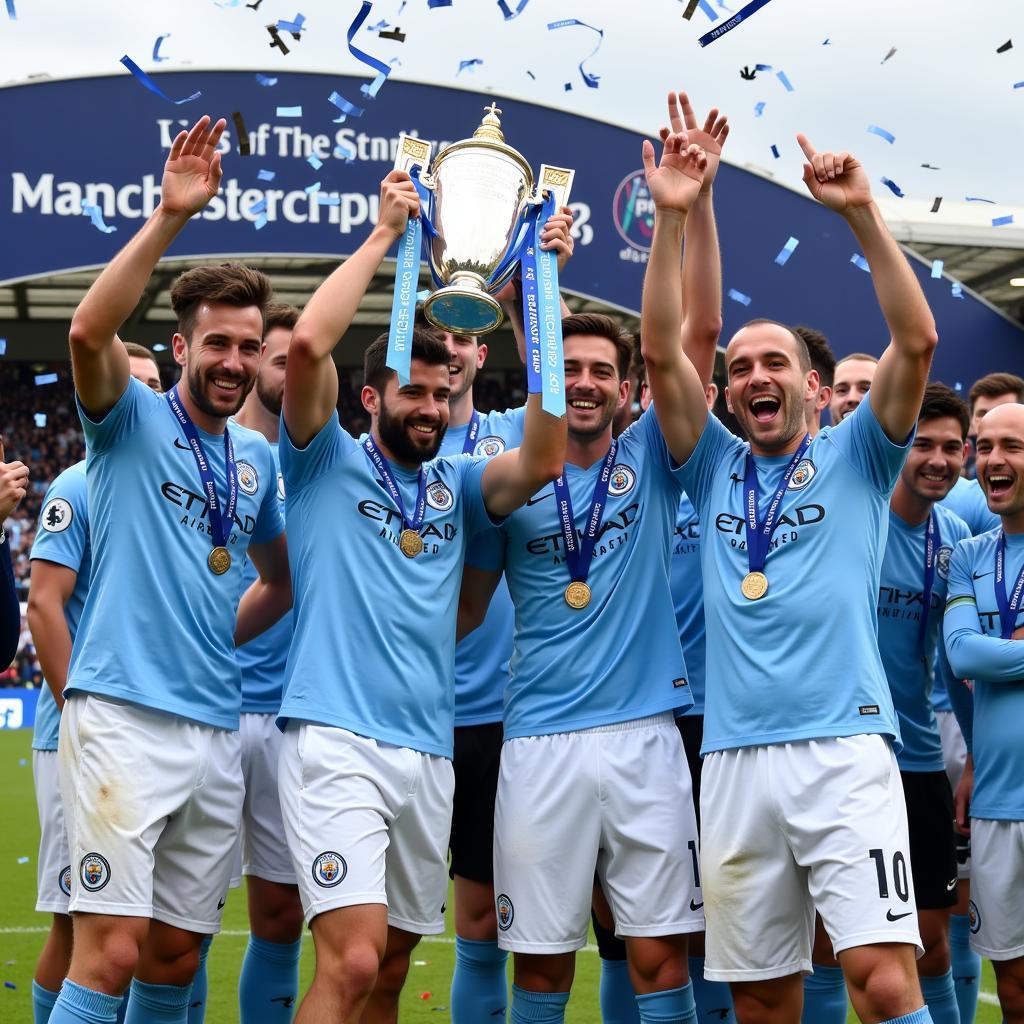 Man City vô địch Ngoại Hạng Anh 2019