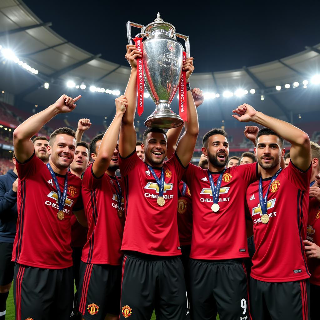 Man United Cúp Vô Địch Europa League