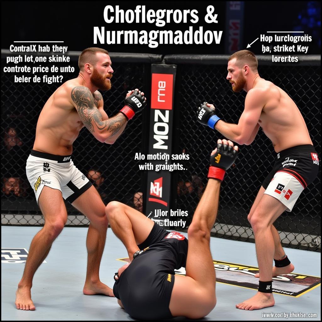 Trận đấu giữa McGregor và Khabib