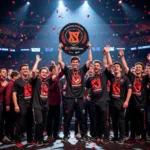 Đội tuyển Dota 2 nâng cúp vô địch The International