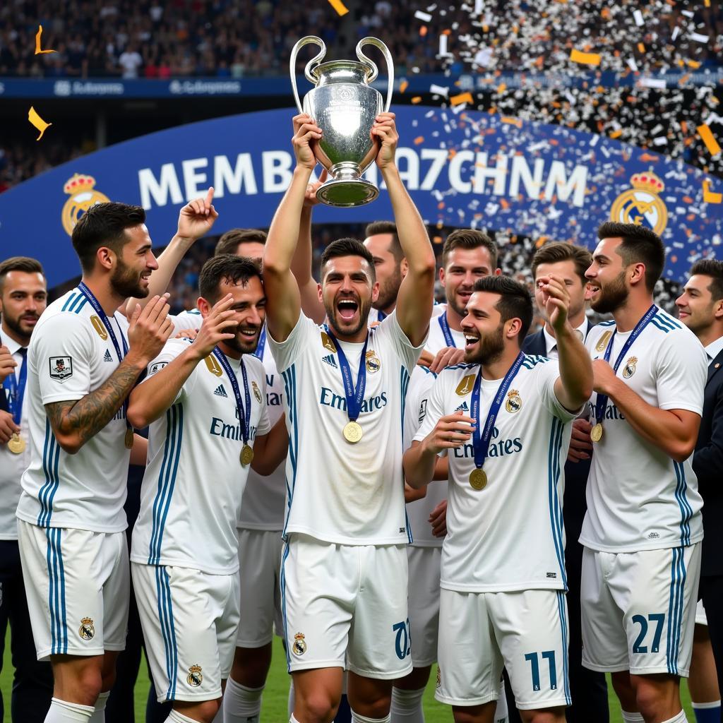 Real Madrid vô địch Champions League 2018: Khoảnh khắc ăn mừng chiến thắng lịch sử.