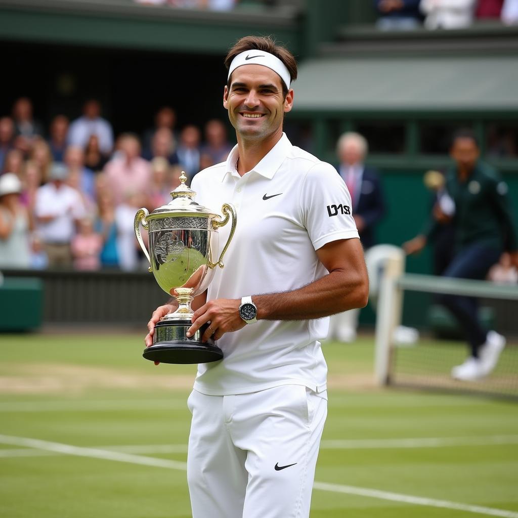 Roger Federer vô địch Wimbledon 2017