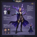 Skin Vô Địch 2017 Ruler Xayah: Vẻ đẹp kiêu hãnh