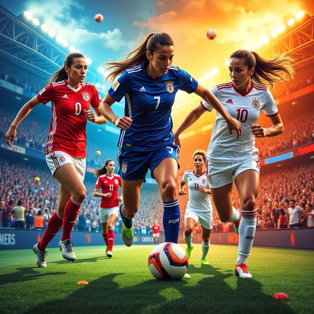 Sự cạnh tranh tại World Cup nữ: Cuộc đua khốc liệt giữa các đội bóng hàng đầu