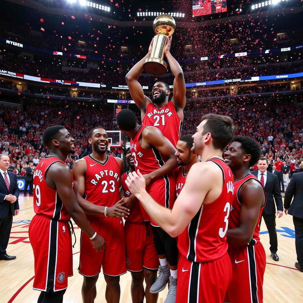 Toronto Raptors Ăn Mừng Chiến Thắng NBA 2019