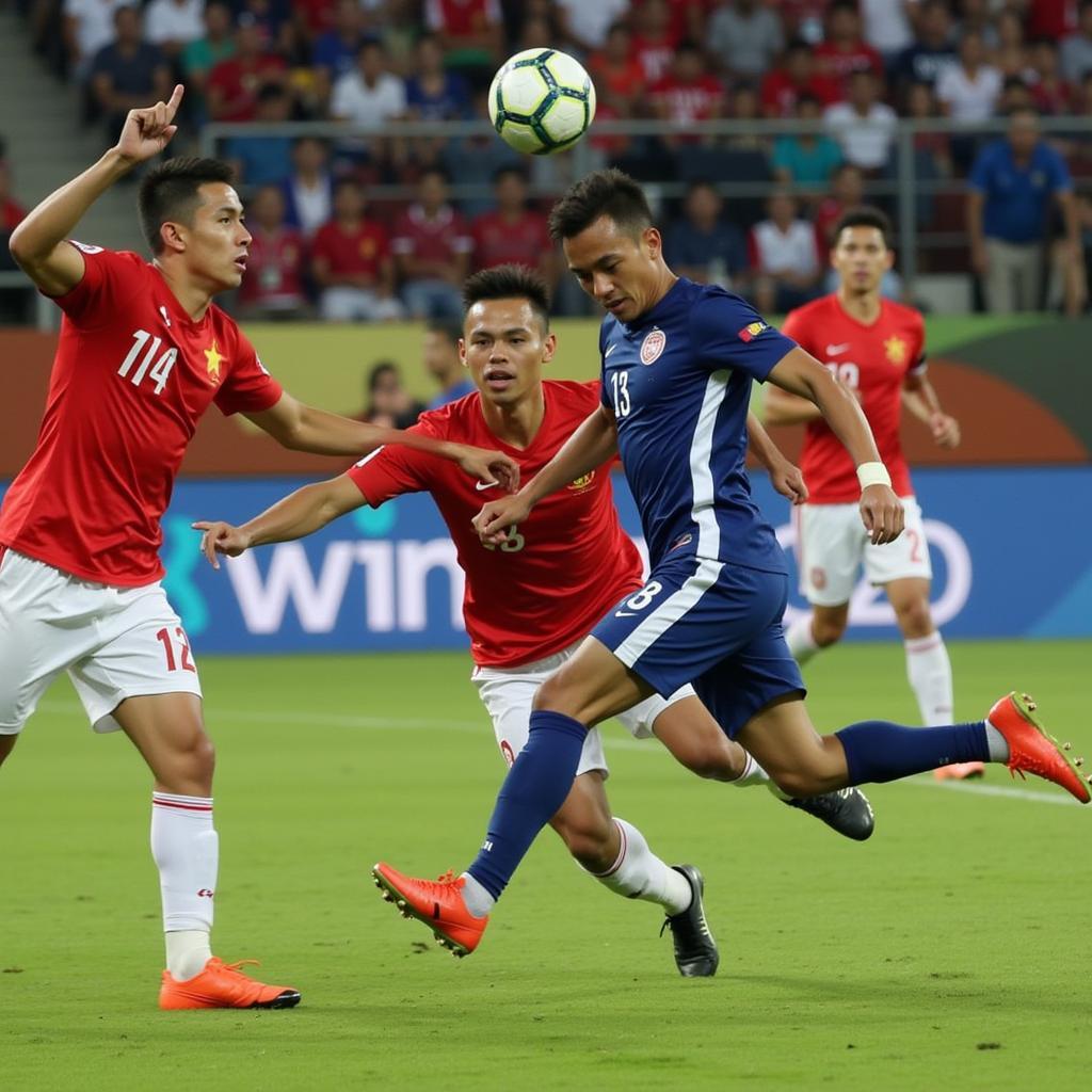 Trận đấu U23 Việt Nam và Malaysia tại Seagame 29