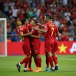 Tuyển Việt Nam ăn mừng chiến thắng AFF Cup