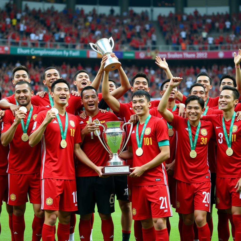 U22 Việt Nam giành huy chương vàng SEA Games 30