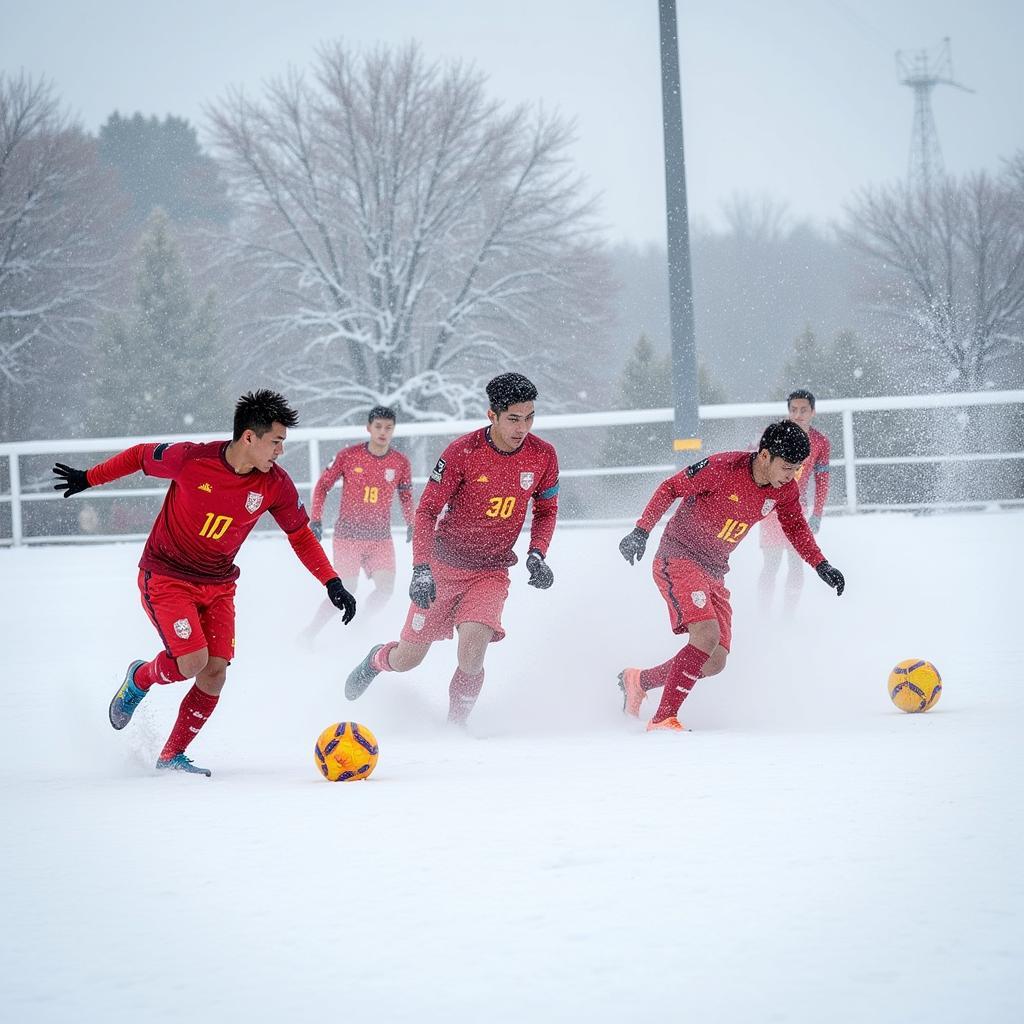 U23 Việt Nam Thi Đấu Trong Trận Chung Kết U23 Châu Á 2019