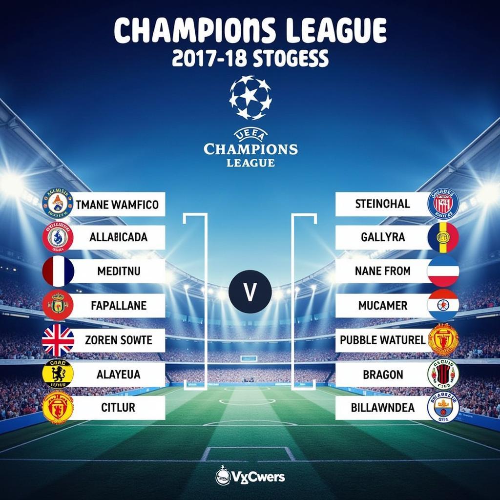 Vòng bảng Champions League 2017-18: Căng thẳng và kịch tính